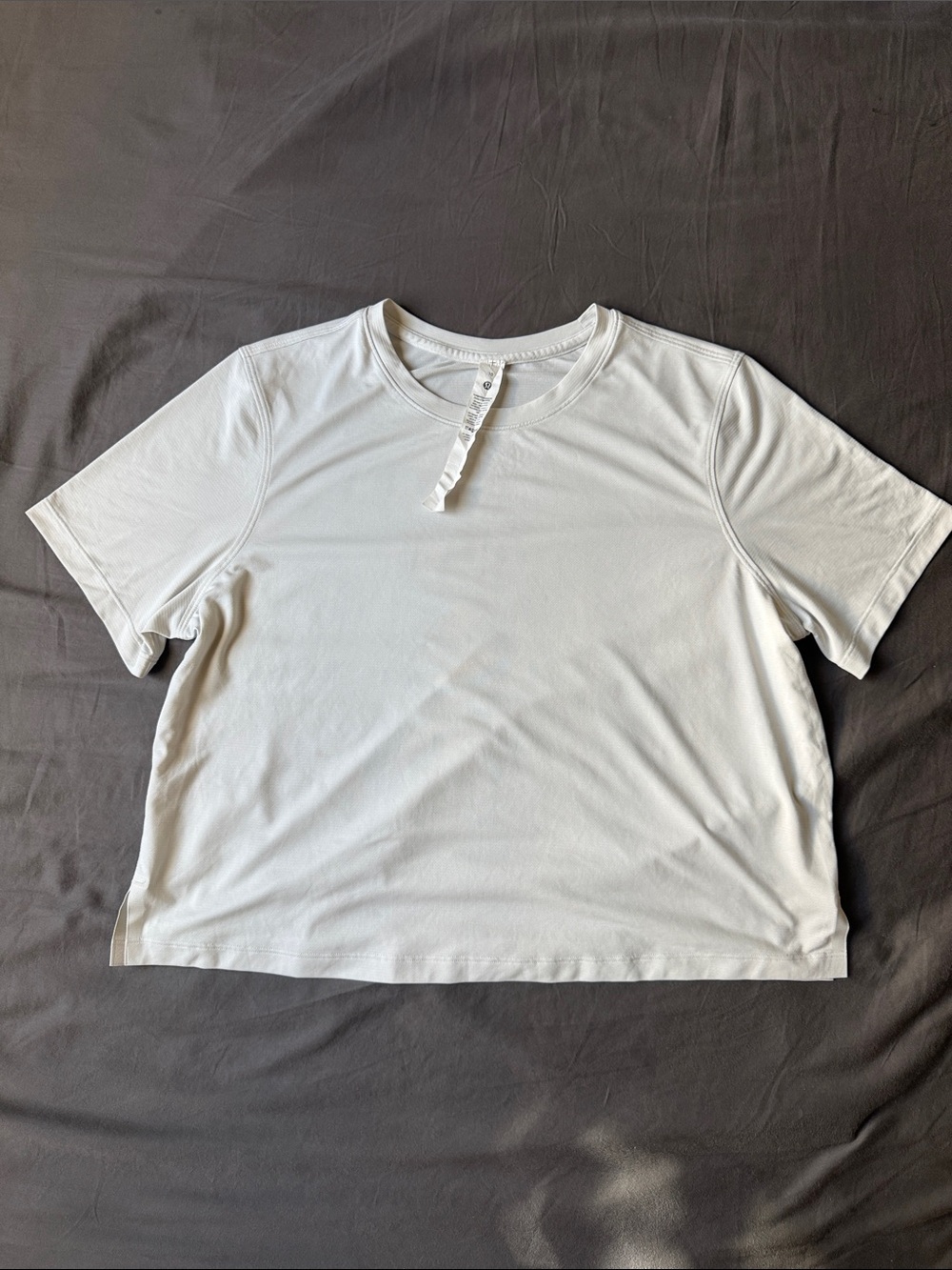 Lululemon Ultralight Waist-Length T-Shirt Light Vapor Size 10